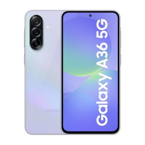 samsung galaxy a36 5g (awesome lavender, 8gb, 128gb) | awesome intelligence: circle to search, intelligent editing | awesome 4nm snapdragon processor | flagship grade selfie camera